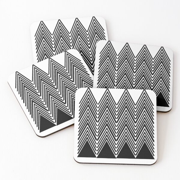 Item preview, Overlapping black and white triangles designed and sold by Nabidrabbu.