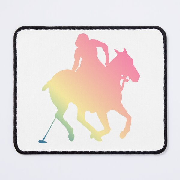 Item preview, Ombre Sunset Polo Horse & Player designed and sold by FiveWheatJamie.