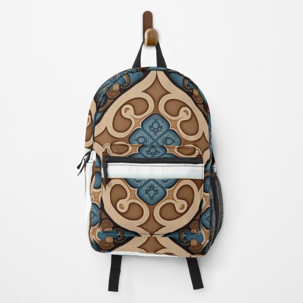 Item preview, Gold Blue Ornamental Plaid Pattern designed and sold by Juliascutecornr.