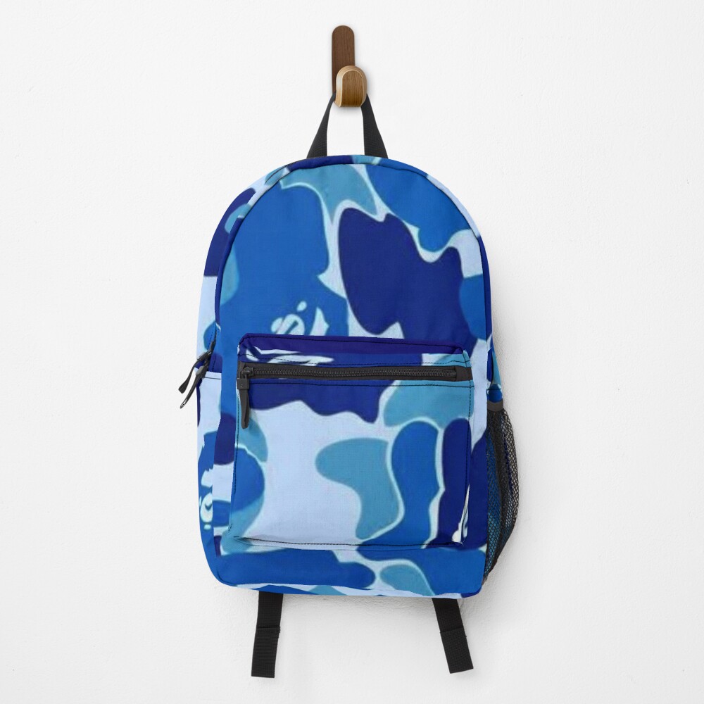 Blue bape camo design | Backpack