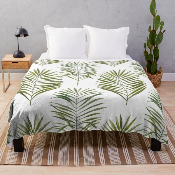Item preview, Green palm leaf. Tropical plant. Botanical illustration designed and sold by IrinaVaneeva.