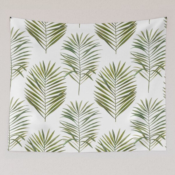Item preview, Green palm leaf. Tropical plant. Botanical illustration  designed and sold by IrinaVaneeva.