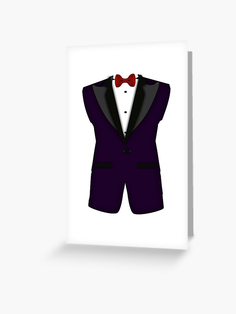 Purple with tuxedo, funny tux Canvas Print for Sale by ZOBBI