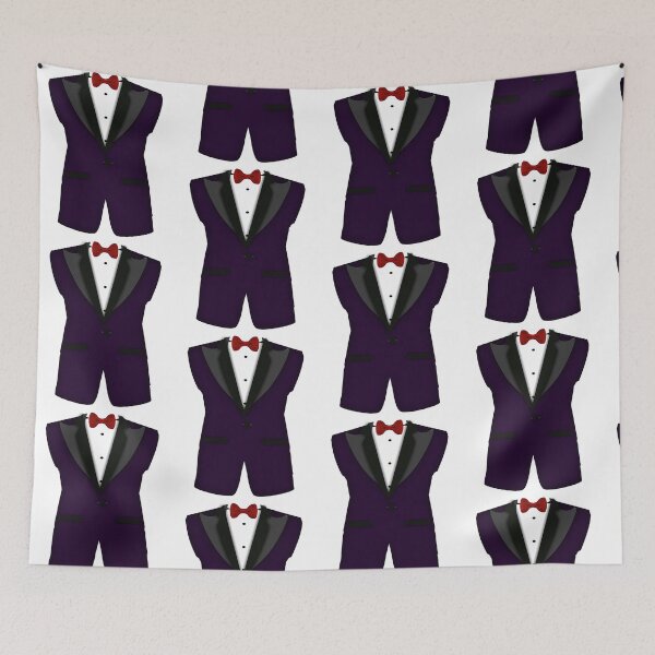 Item preview, Purple with tuxedo | funny tux designed and sold by ZOBBI.