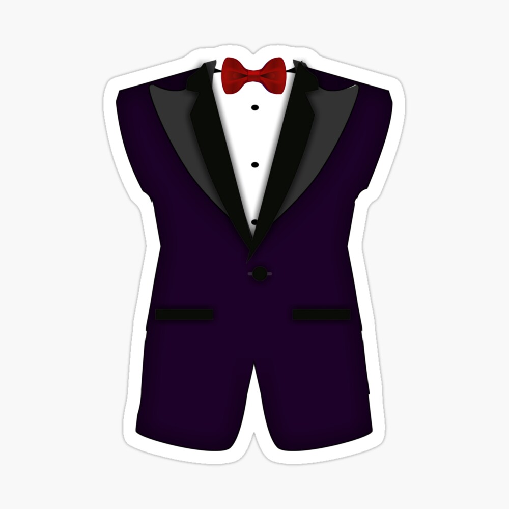 Purple with tuxedo, funny tux Canvas Print for Sale by ZOBBI