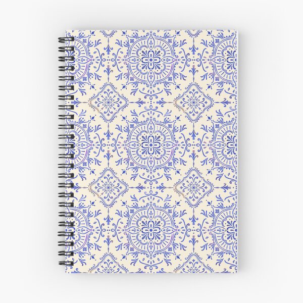 Item preview, Mediterranean style blue floral ornament designed and sold by ChateauMargot.