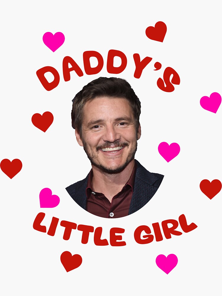 Daddy is a State of Mind / Pedro Pascal 3x3 inch Square Sticker – Drawings  By Nicole