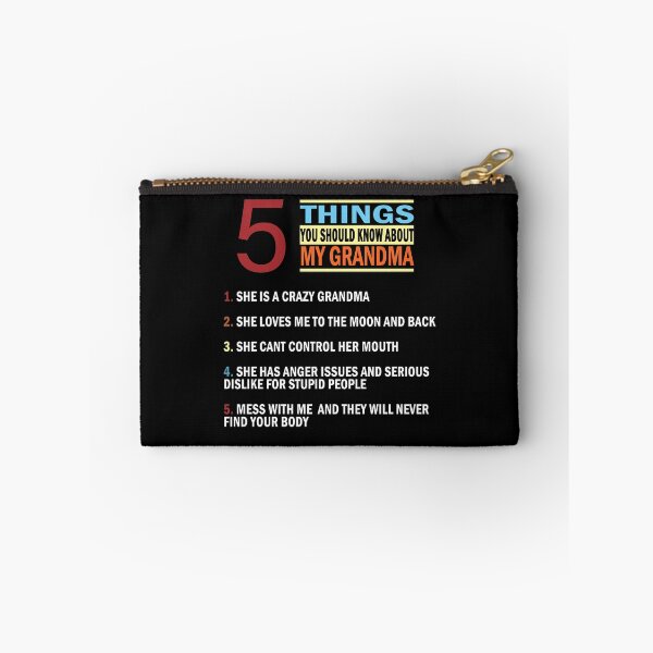 Item preview, 5 Things You Should Know About My Grandma designed and sold by AnimaLovers.