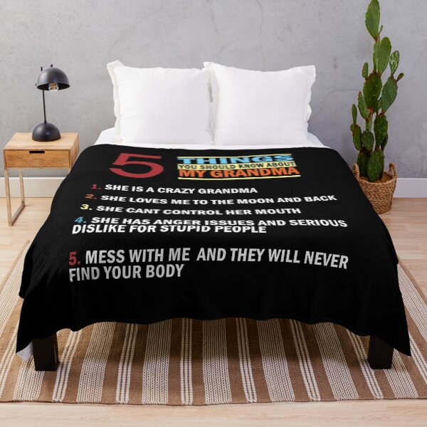 Item preview, 5 Things You Should Know About My Grandma designed and sold by AnimaLovers.