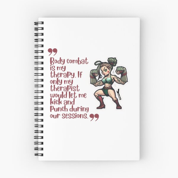 Item preview, "Body combat is my therapy. If only my therapist would let me kick and punch during our sessions." designed and sold by Cute-Jory-Store.