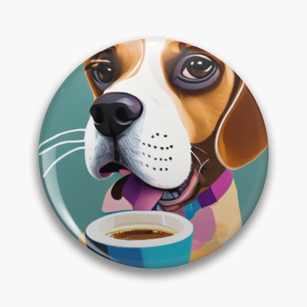 Item preview, A Dog's Love for the Perfect Cup of Joe -  A Cartoon Dog's Morning Pick-Me-Up designed and sold by WBP Mart.