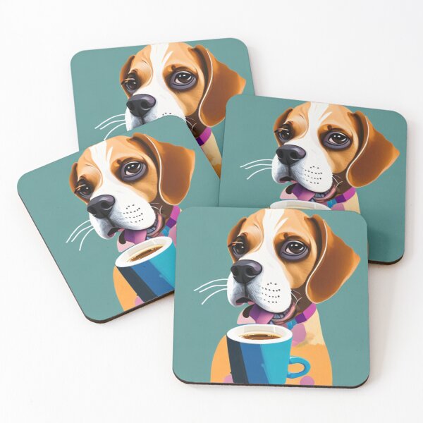 Item preview, A Dog's Love for the Perfect Cup of Joe -  A Cartoon Dog's Morning Pick-Me-Up designed and sold by WBP Mart.