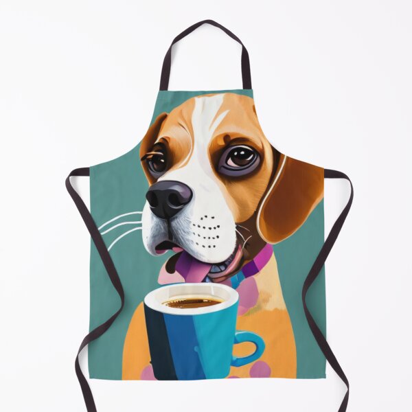 Item preview, A Dog's Love for the Perfect Cup of Joe - A Cartoon Dog's Morning Pick-Me-Up designed and sold by WBP Mart.