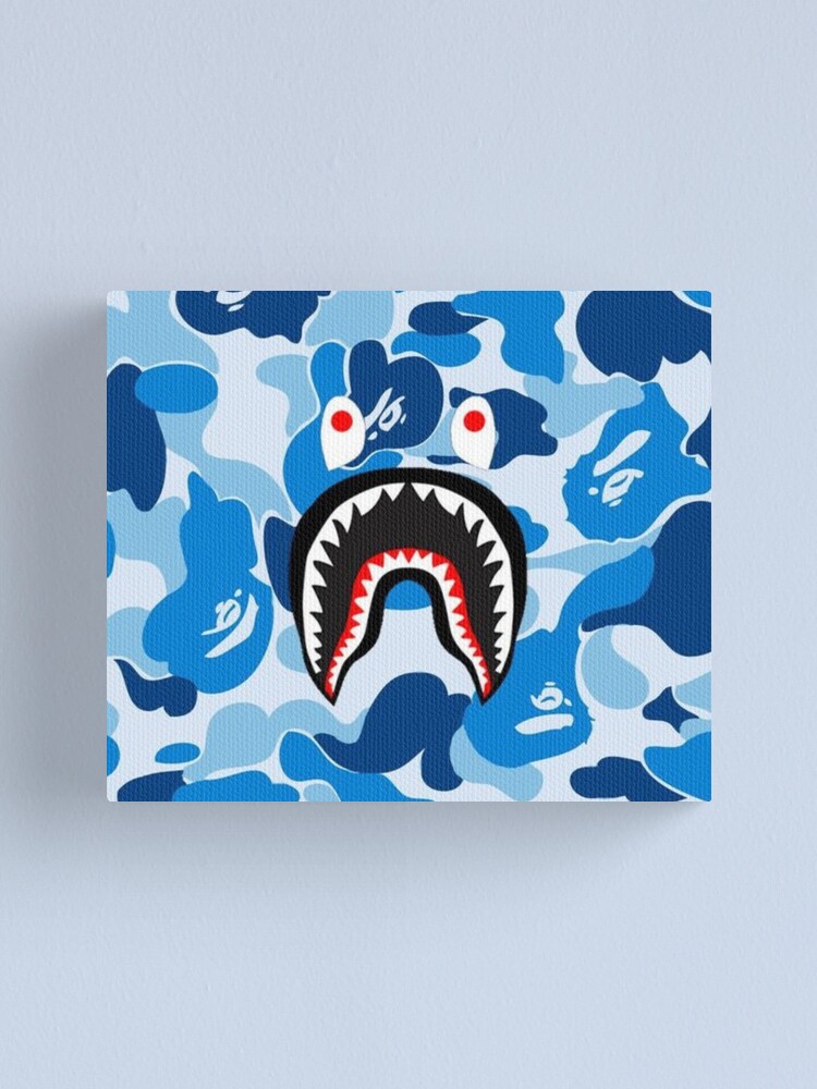 supreme bape shark wallpaper Custom Poster Print Wall Decor