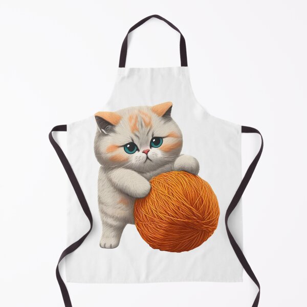 Item preview, Funny And Cute Cat With A Ball Of Wool designed and sold by ezps.