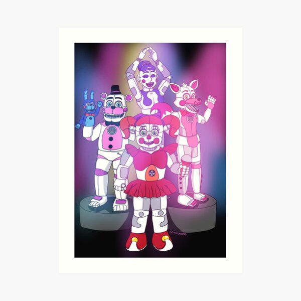 Five Nights At Freddys Sister Location Art Prints Redbubble