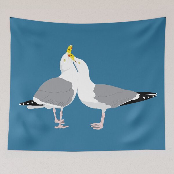 Item preview, Herring Gull Couple designed and sold by BennuBirdy.