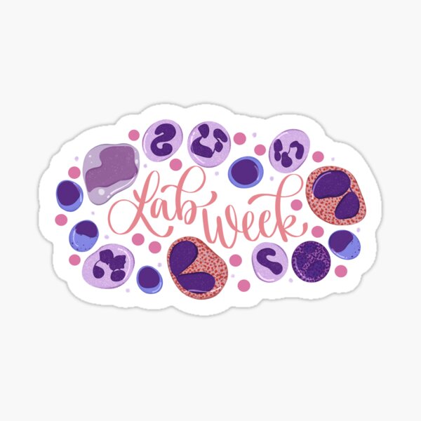 Item preview, Lab Week WBC designed and sold by Lindsey Seymour.