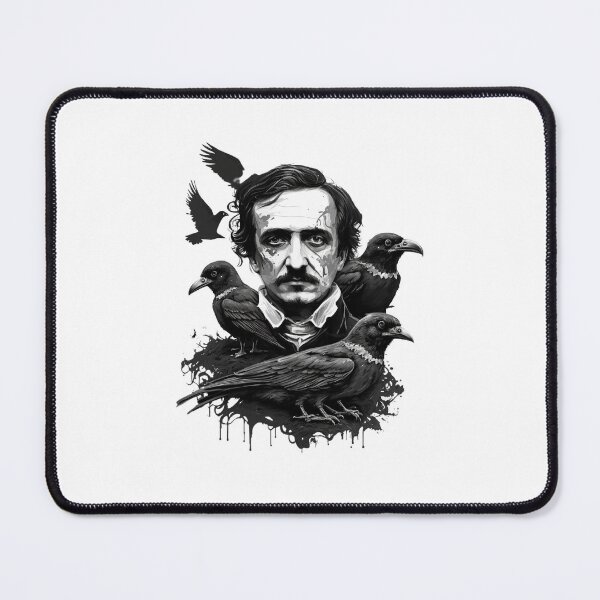 Item preview, Edgar Allan Poe Raven Gothic Literature  designed and sold by The Junto Shop.