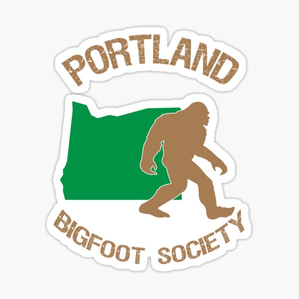Portland Bigfoot Society Sticker