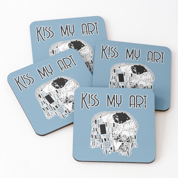 Item preview, Gustav Klimt kiss designed and sold by Blacklinesw9.