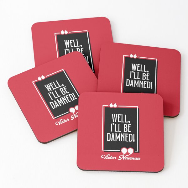 Item preview, Well, I’ll Be Damned! (on Red) designed and sold by PawsitiveMum3.