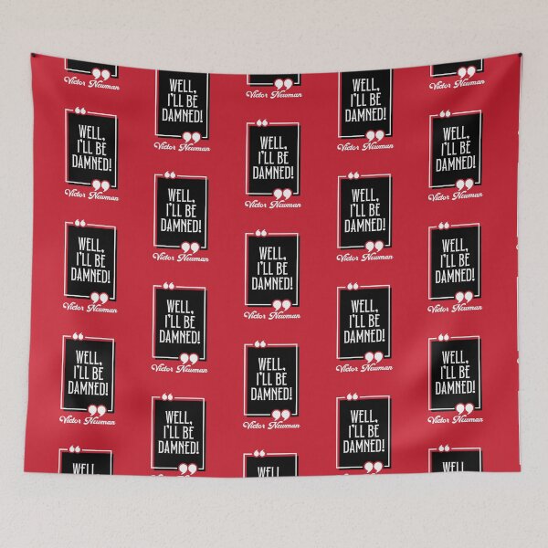 Item preview, Well, I’ll Be Damned! (on Red) designed and sold by PawsitiveMum3.