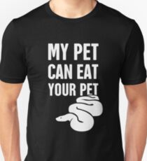 Funny Ball Python Snake Design Unisex T-Shirt