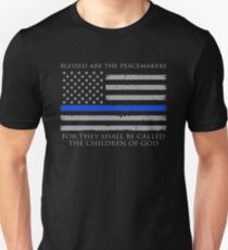 Gesegnet sind die Friedensstifter Slim Fit T-Shirt