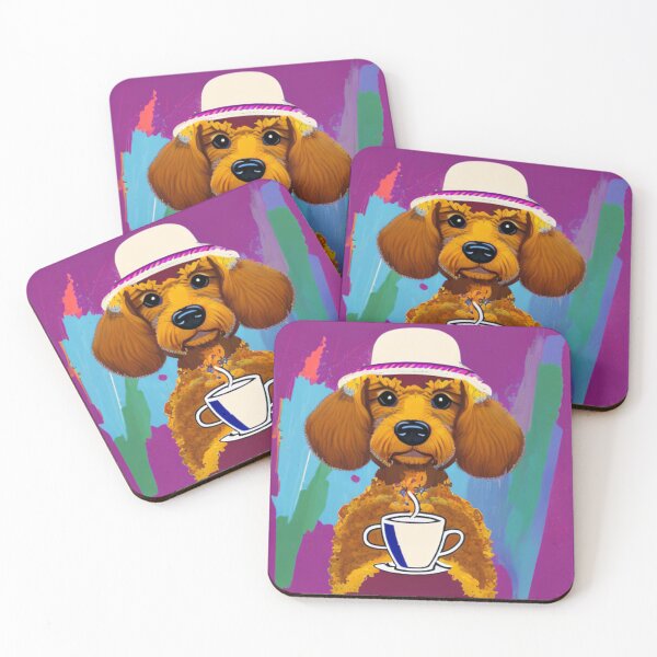 Item preview, A Cartoon Dog's Love for Coffee - A Dog and His Cup of Joe designed and sold by WBP Mart.