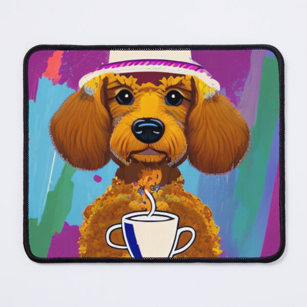 Item preview, A Cartoon Dog's Love for Coffee - A Dog and His Cup of Joe designed and sold by WBP Mart.