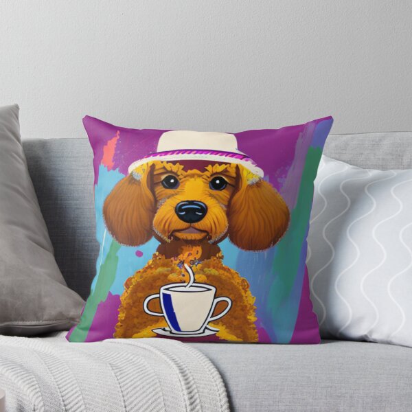 Item preview, A Cartoon Dog's Love for Coffee - A Dog and His Cup of Joe designed and sold by WBP Mart.