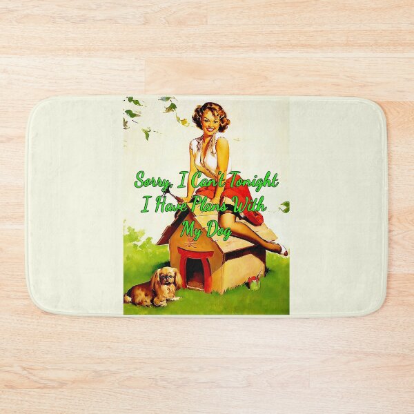 Item preview, 1950’s Pinup Building Dog House by Gil Elvgren designed and sold by KellysComColors.
