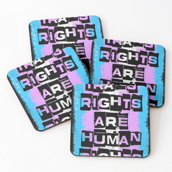 Item preview, Trans rights are human rights  designed and sold by Spookd Moon.