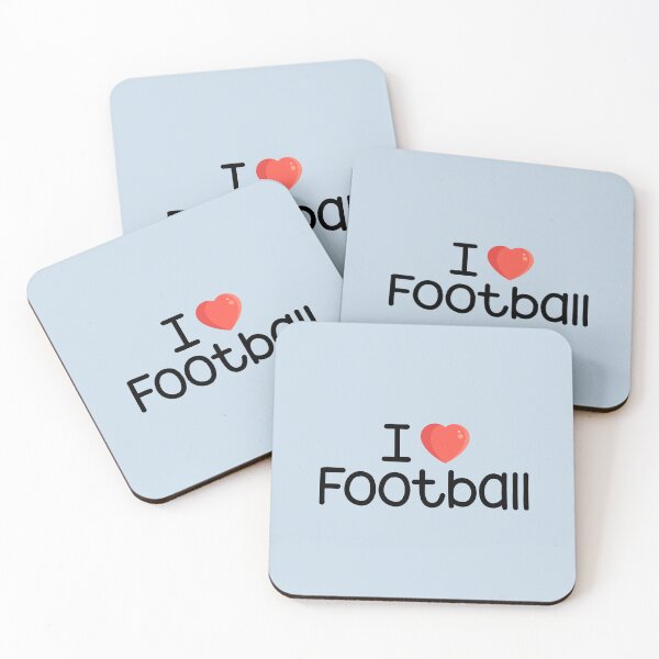 Item preview, I love football designed and sold by IdeasForFreedom.