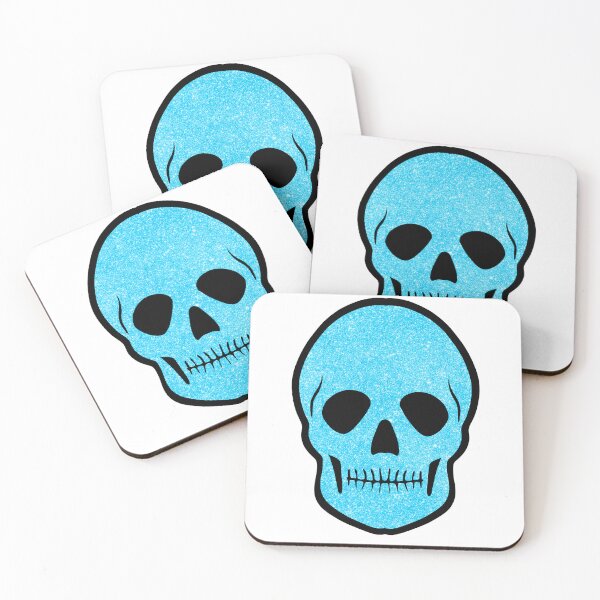 Item preview, Sparkly blue skull designed and sold by IsabelleBellino.