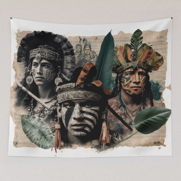 Item preview, Tribes of the Amazon Collage designed and sold by Odd World.