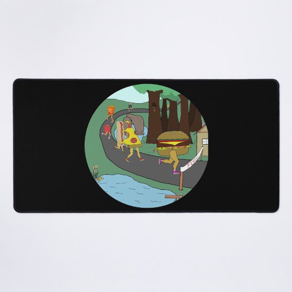 Item preview, Fast Food Marathon Runners circle designed and sold by Hypnotees.