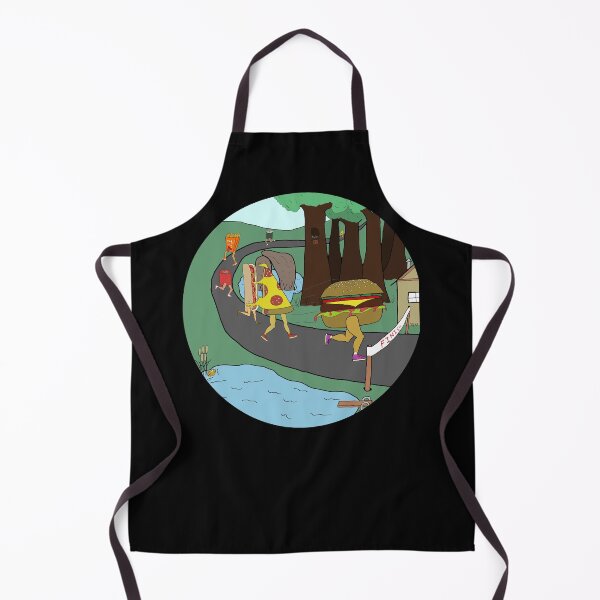 Item preview, Fast Food Marathon Runners circle designed and sold by Hypnotees.