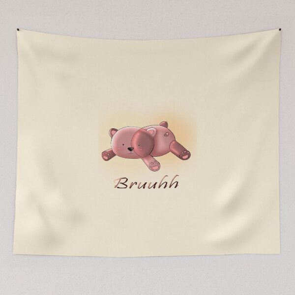 Item preview, Bruhh bear, cute teddy bear, brown Teddy Bear designed and sold by GiiReez.
