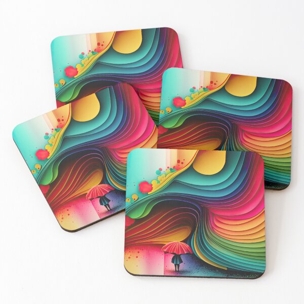 Item preview, Abstract Rainbow designed and sold by BrushBubble.