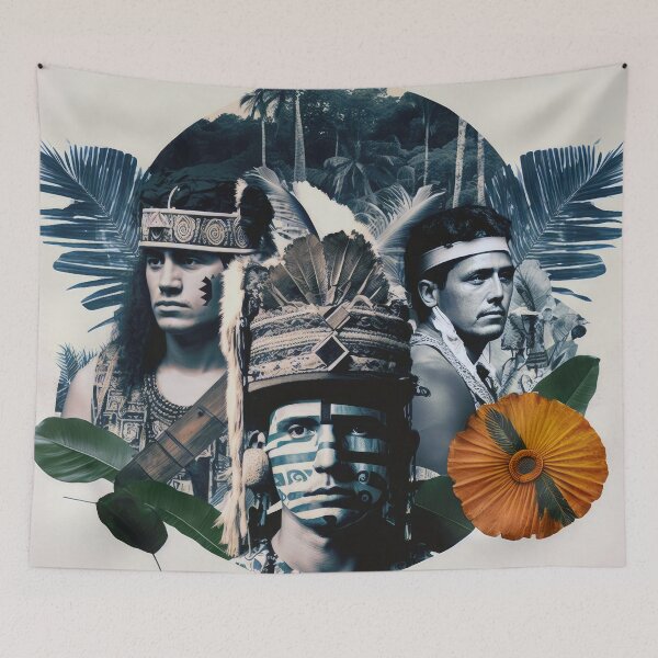 Item preview, Tribes of the Amazon Collage designed and sold by Odd World.