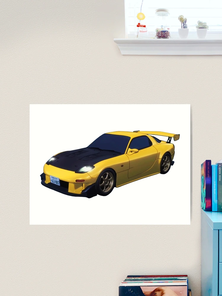 【takahashi】額装３点セット【DEATH NYC】 Limited Edition Initial D Keisuke Takahashi Fd3S RX-7