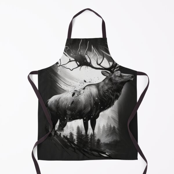 Item preview, Elk in Forest Ink Painting designed and sold by CMHerd.