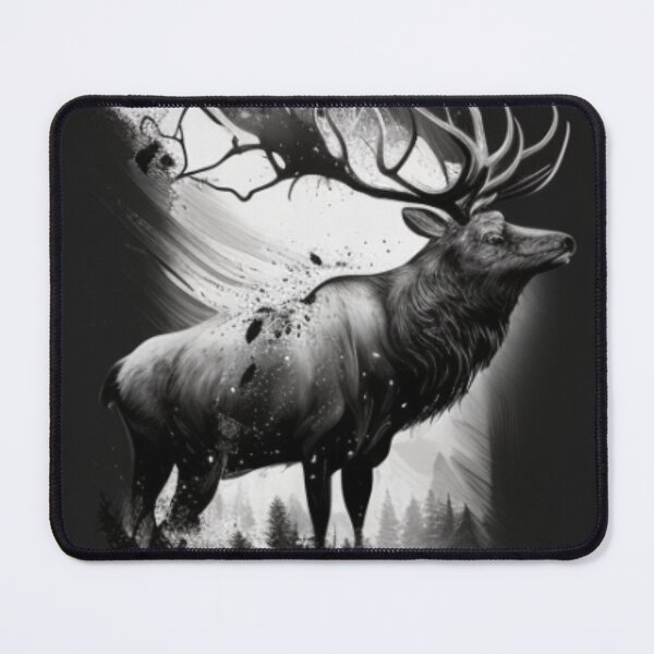 Item preview, Elk in Forest Ink Painting designed and sold by CMHerd.