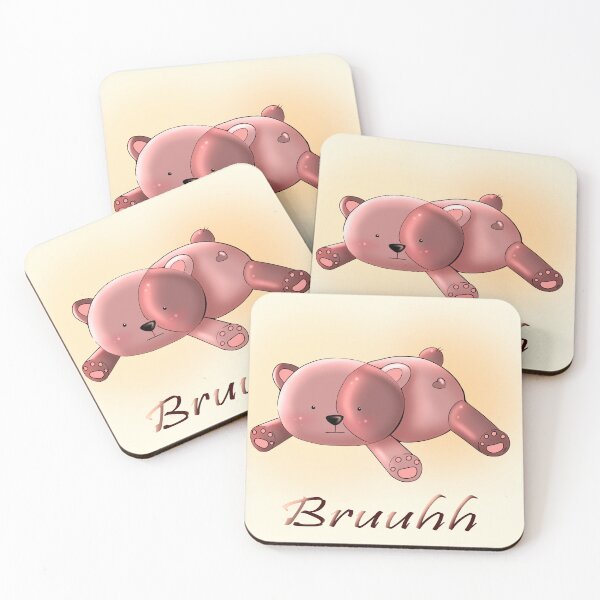 Item preview, Bruhh bear, cute teddy bear, brown Teddy Bear designed and sold by GiiReez.