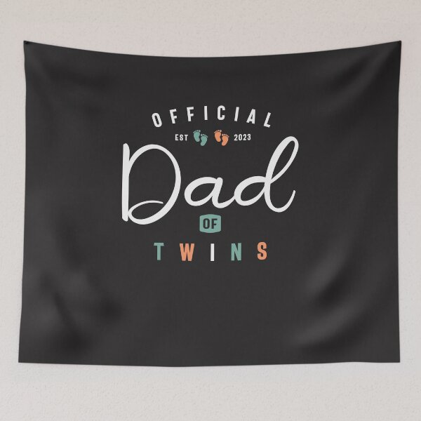 Item preview, Mens Dad of Twins Funny New Daddy To Be Expecting 2023 designed and sold by cidolopez.