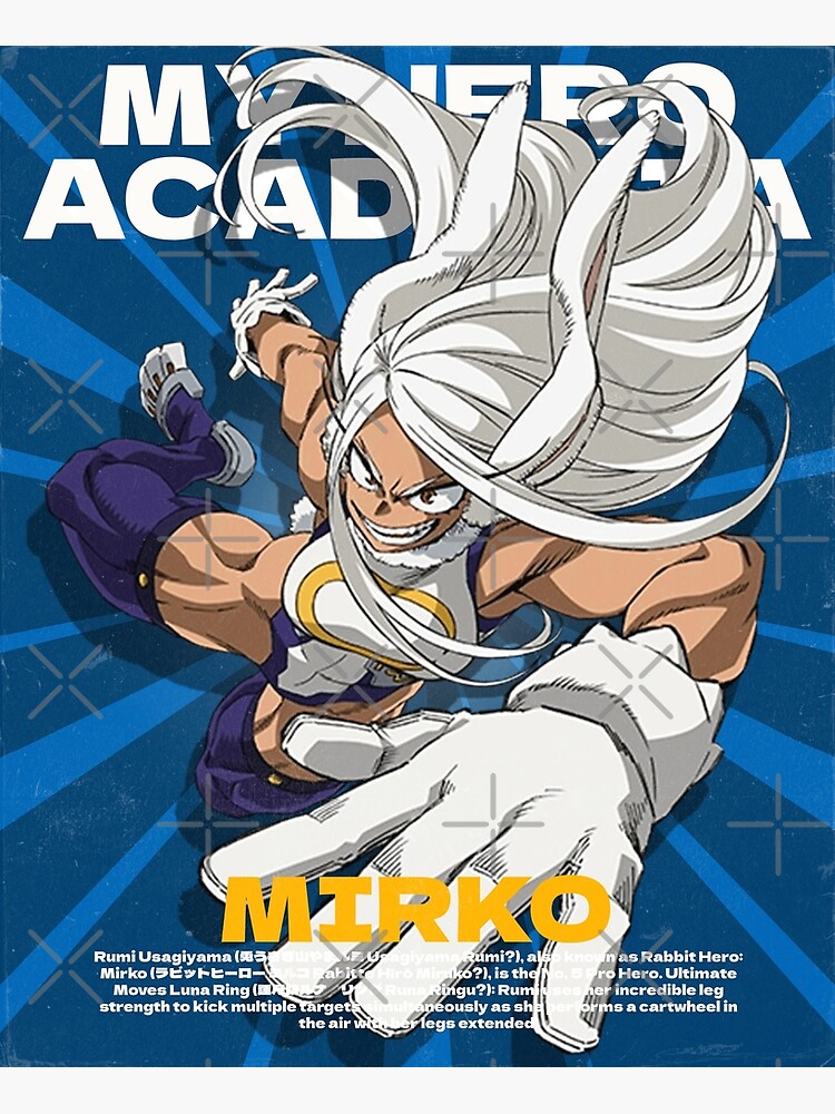 "Mirko - Rumi Usagiyama | My Hero Academia" Poster For Sale By B-love ...