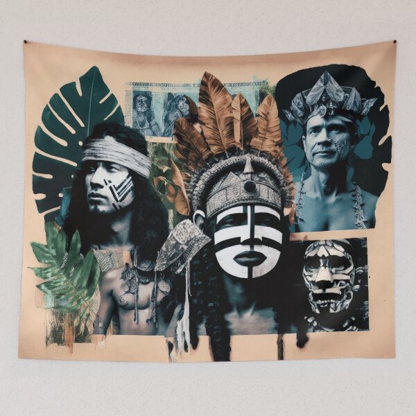 Item preview, Tribes of the Amazon Collage designed and sold by Odd World.