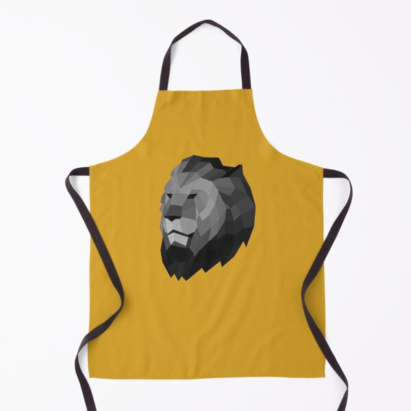 Item preview, Grey Geometric Lion Head designed and sold by shaldesign.